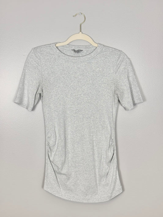 S - Thyme Soft Grey 3/4 Sleeve Top