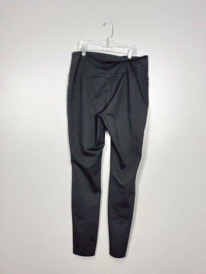 S - Thyme Black Leather-Look Pant