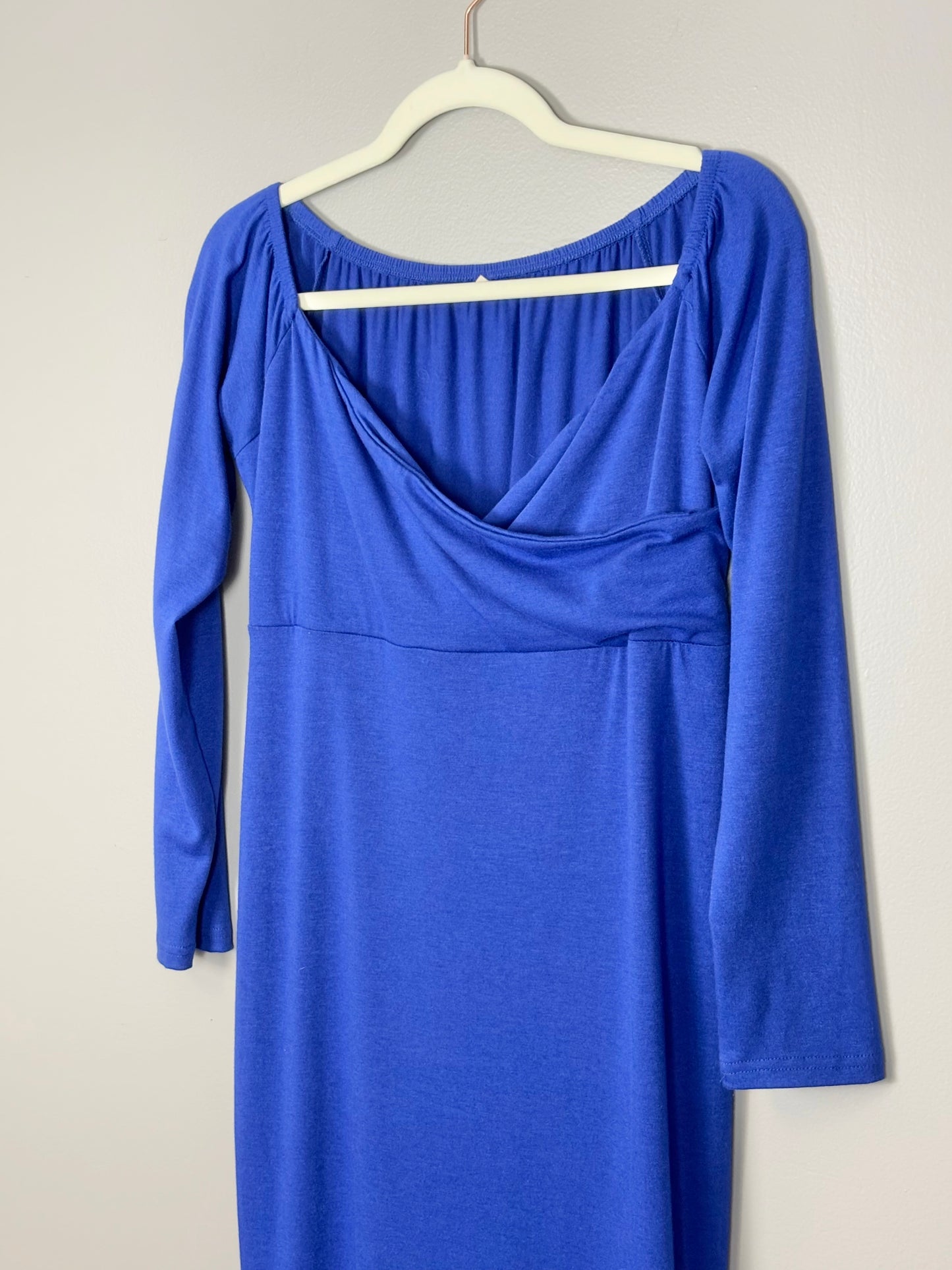 L - Unknown Brand Floor-Length Blue Dress