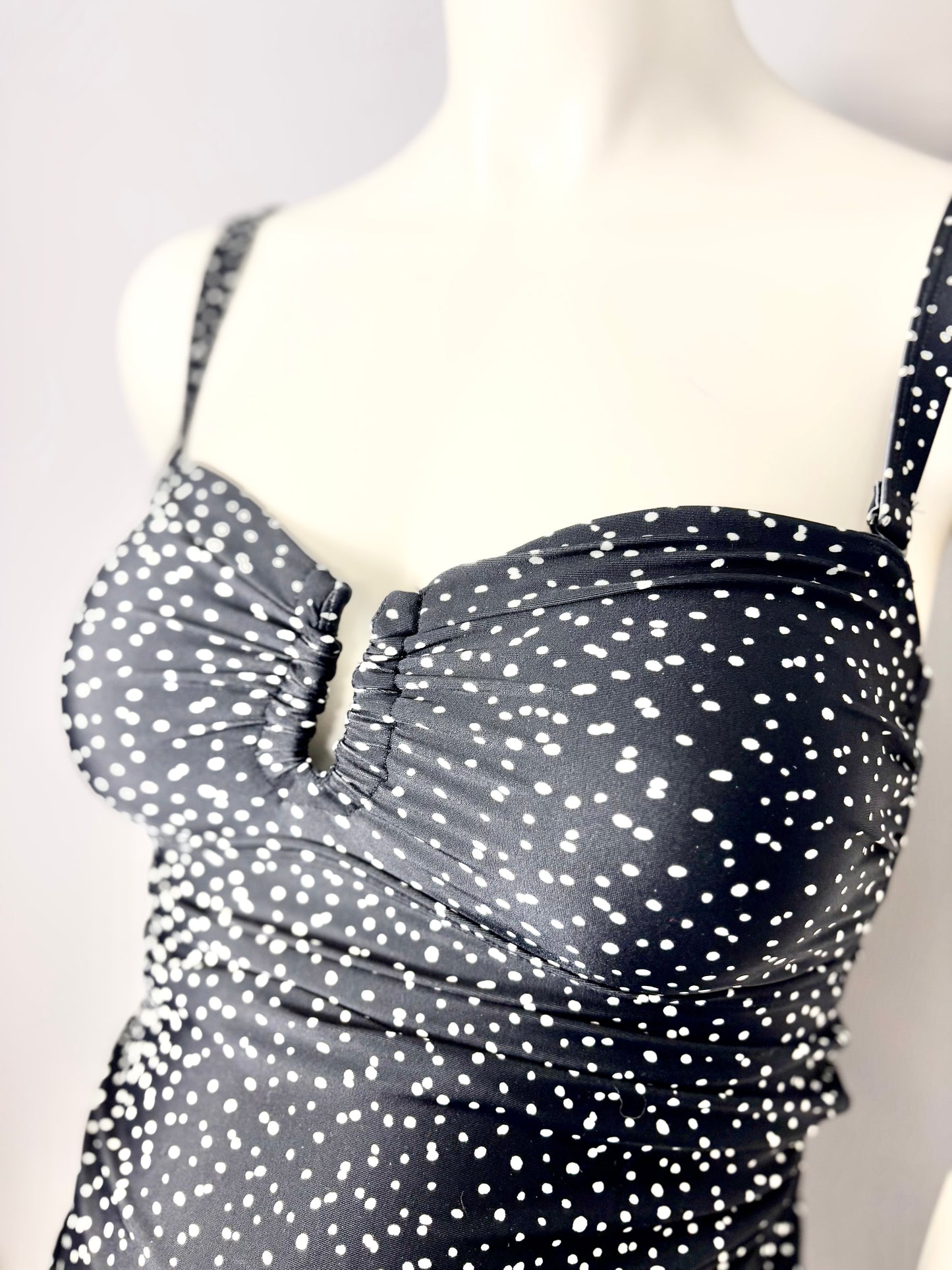 XXS - Thyme Polka Dot Swim Top