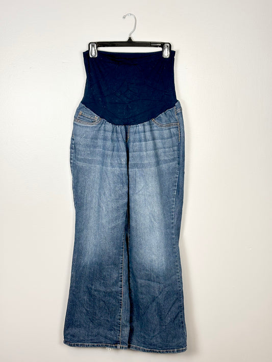 1X - Indigo Blue Wide Leg Jeans