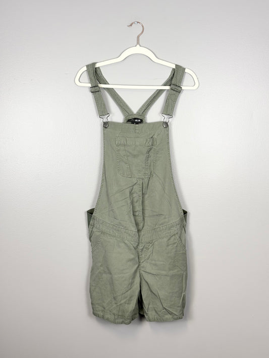 M - Indigo Blue Army Green Shortalls