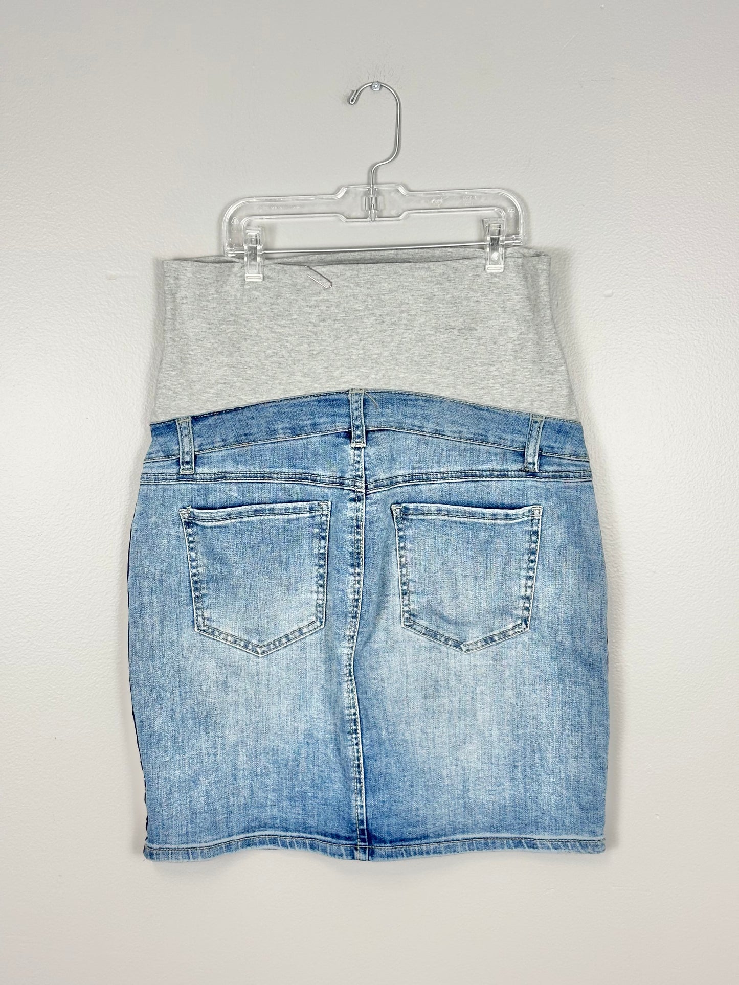 M - Thyme Sport Stripe Denim Skirt