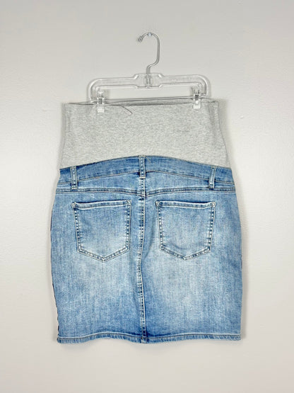 M - Thyme Sport Stripe Denim Skirt