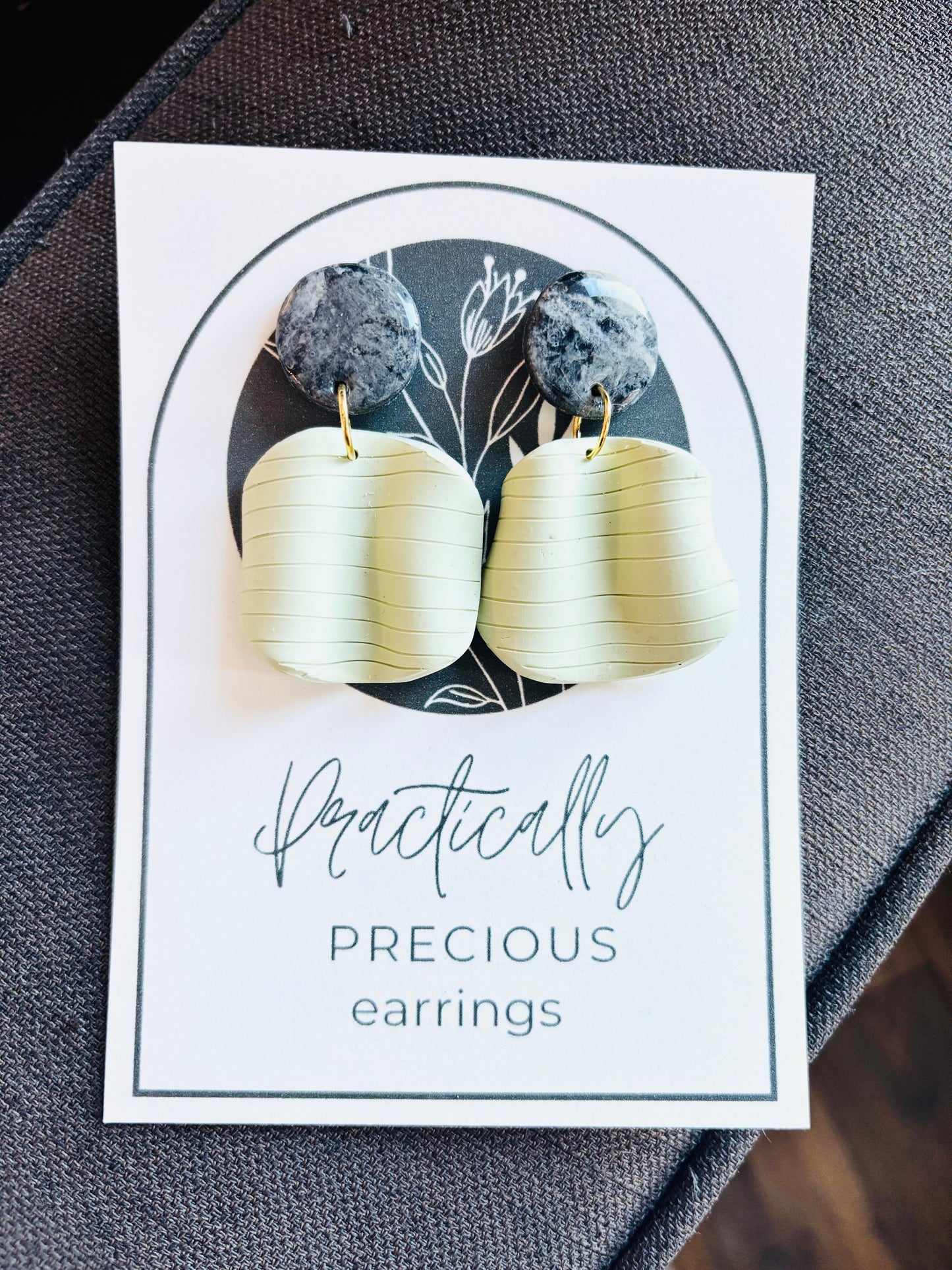 Practically Precious Earrings - Neon Wave