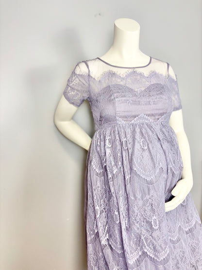 Size 6/M - Chi Chi Lilac Lace Event Dress