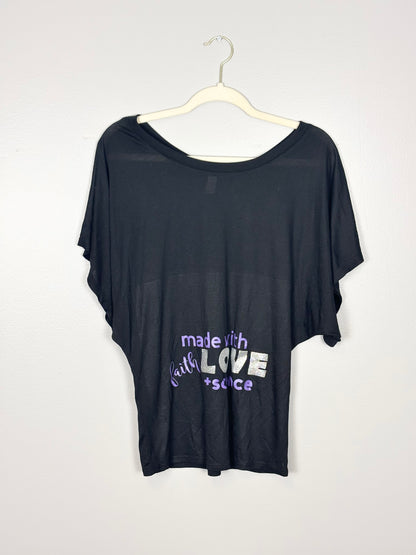 S - Bella “Made With…” Black Shirt