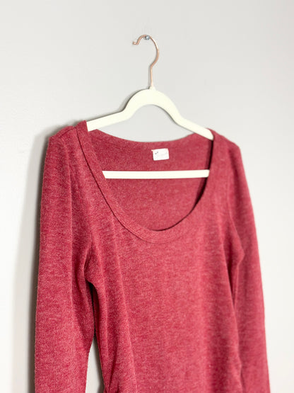 S - Thyme Cranberry Sweater