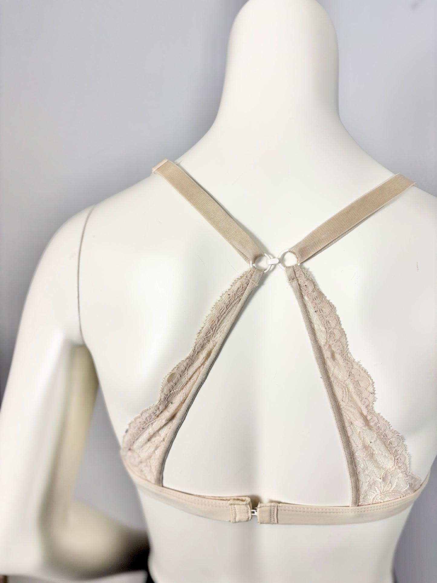 L - Unknown Brand Convertible Tan Nursing Bra