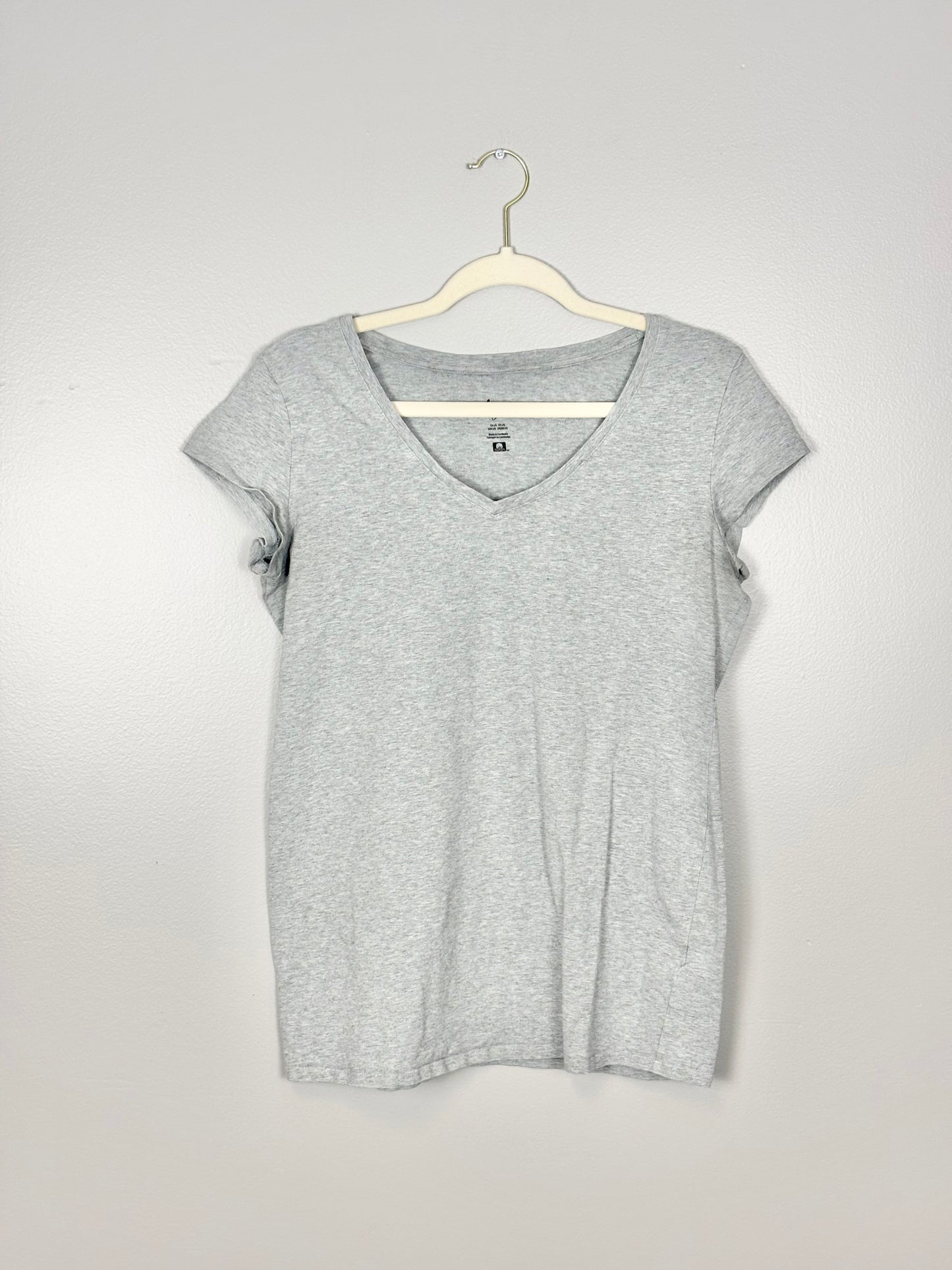 L - Thyme Basic Grey Shirt