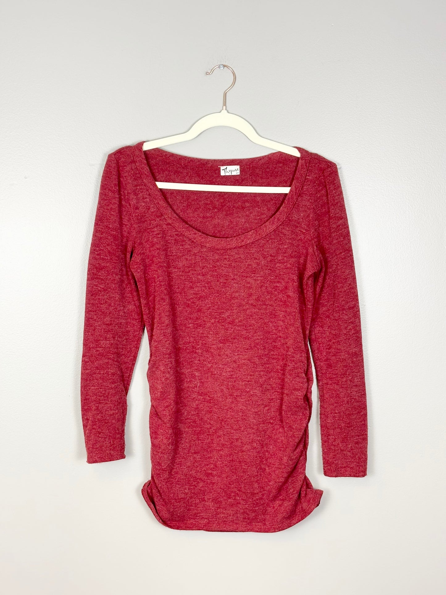 S - Thyme Cranberry Sweater