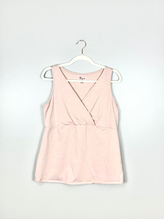 L - Thyme Pale Pink Nursing Tank