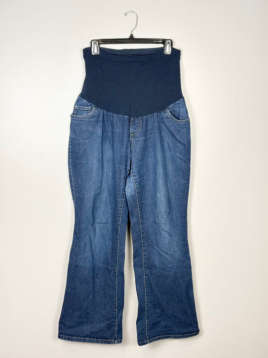 1X - Indigo Blue Wide Leg Jeans