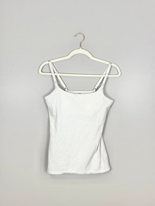 S - H & M White Nursing Tank