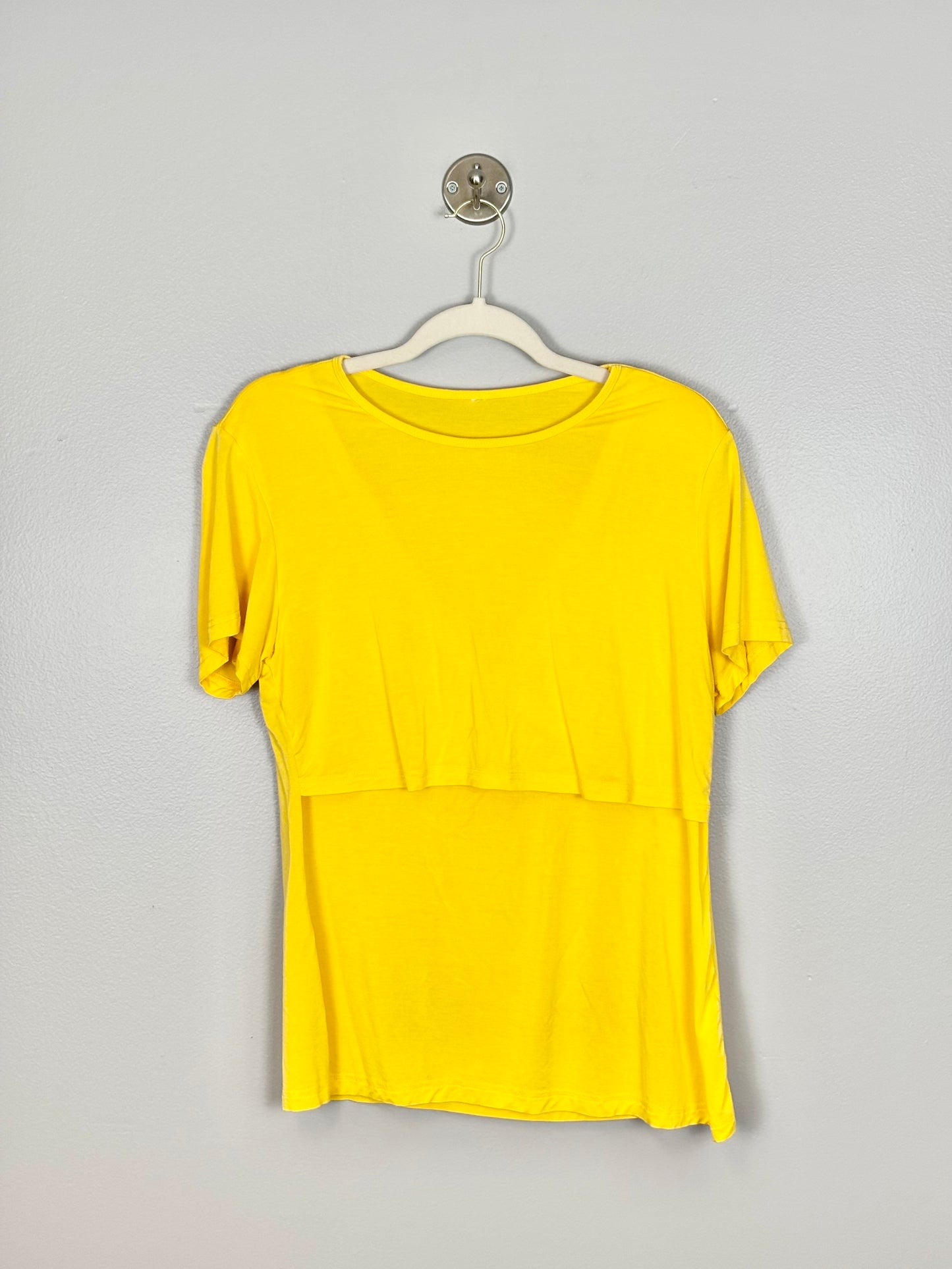 S - Unknown Brand Yellow Nursing Shirt