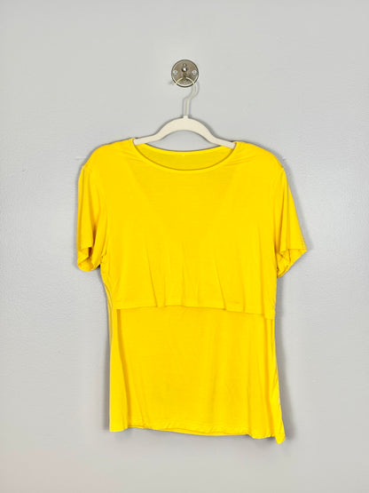 S - Unknown Brand Yellow Nursing Shirt