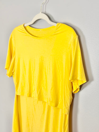 S - Unknown Brand Yellow Nursing Shirt