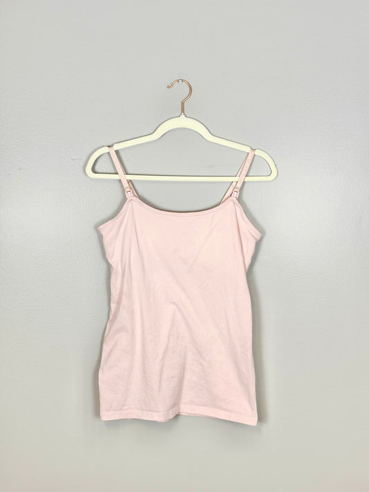 S - Motherhood Pink Nursing Tank