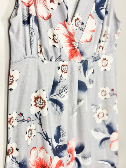 M - Unknown Brand Blue Floral Dress