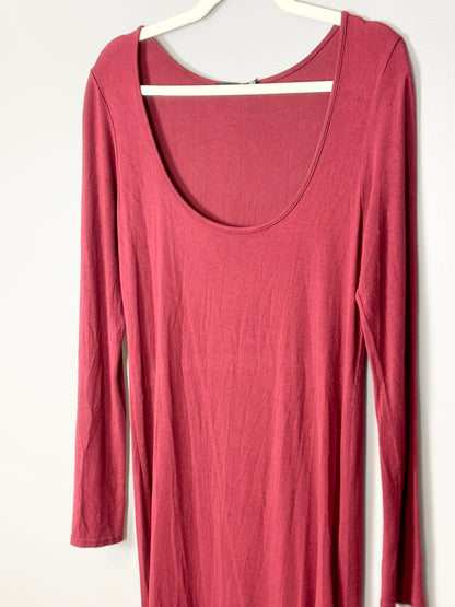 Size 8/M - Boohoo Wine Dress