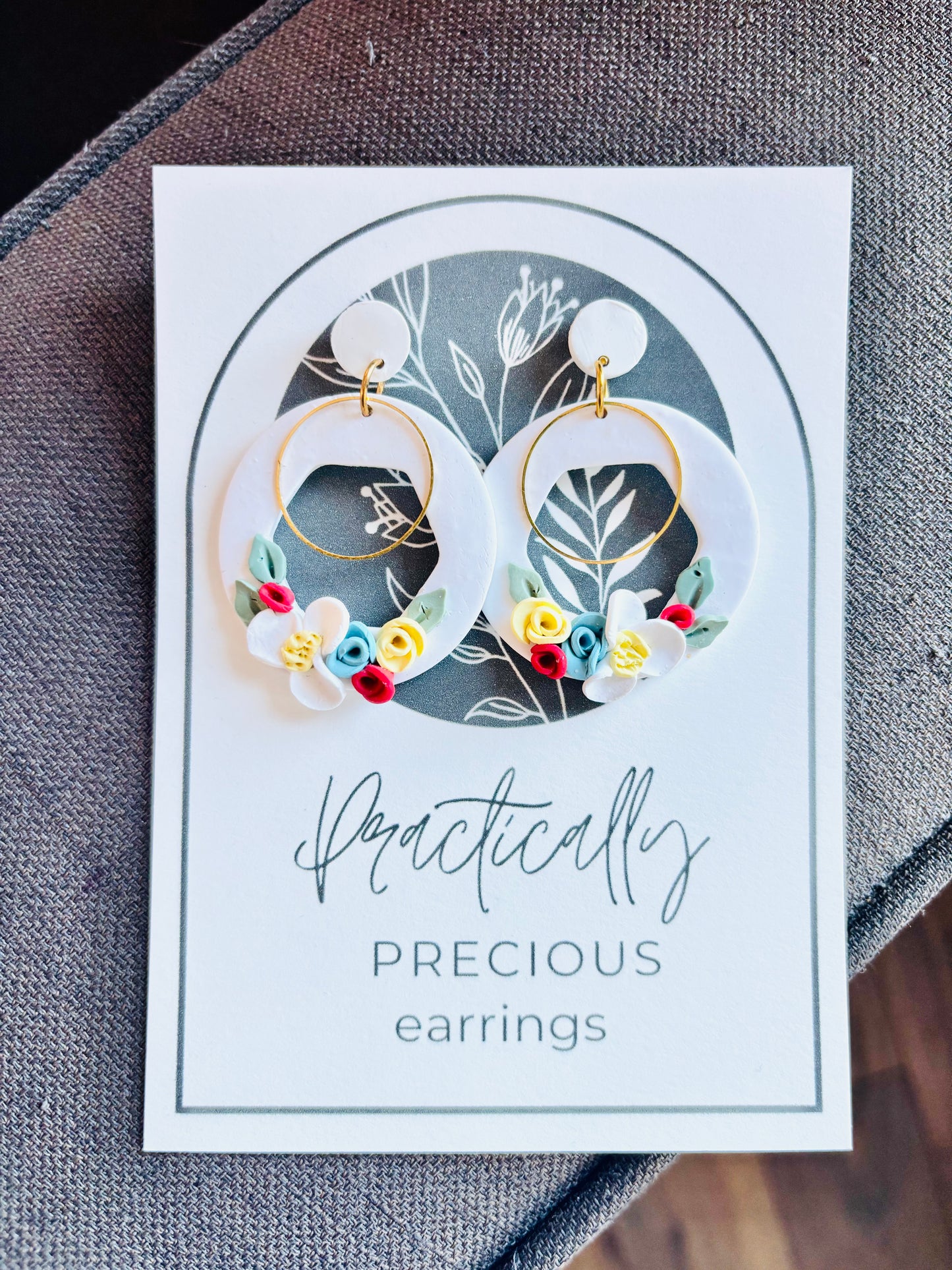 Practically Precious Earrings - Bright Floral