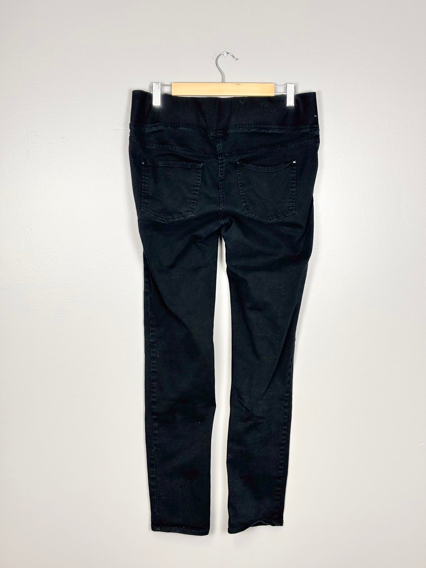 Size 14/XL - H & M Low Panel Black Denim