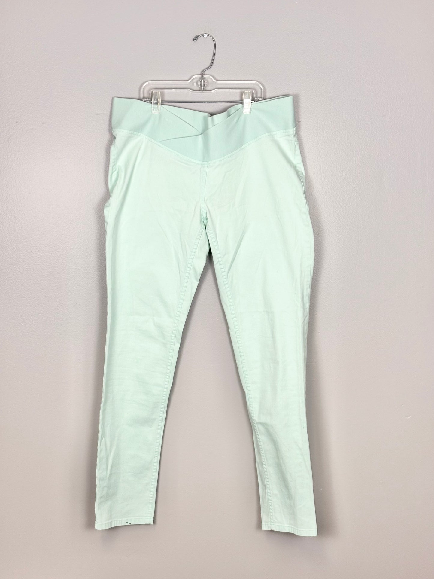 Size 14/XL - H & M Mint Low Panel Pant