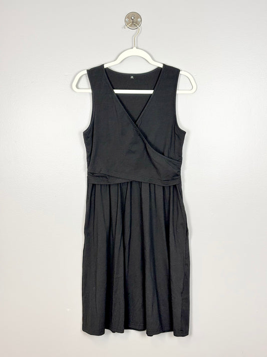 M - Unknown Brand Black Nursing Dress