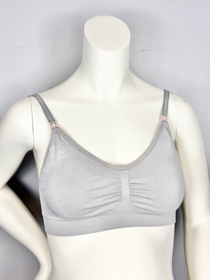 M - Motherhood Grey Nursing Bra