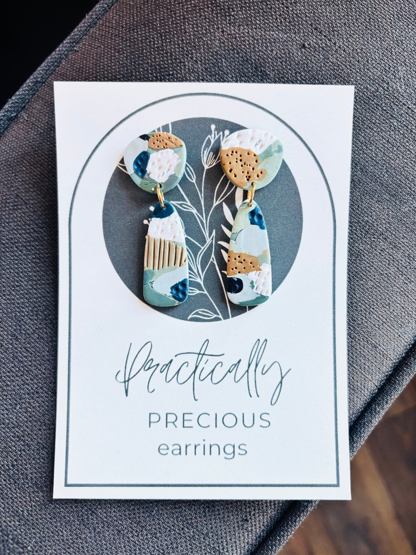 Practically Precious Earrings - Green Drops