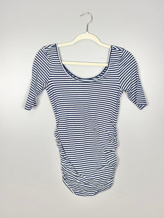 XS - Old Navy Classic Stripe Boatneck Top