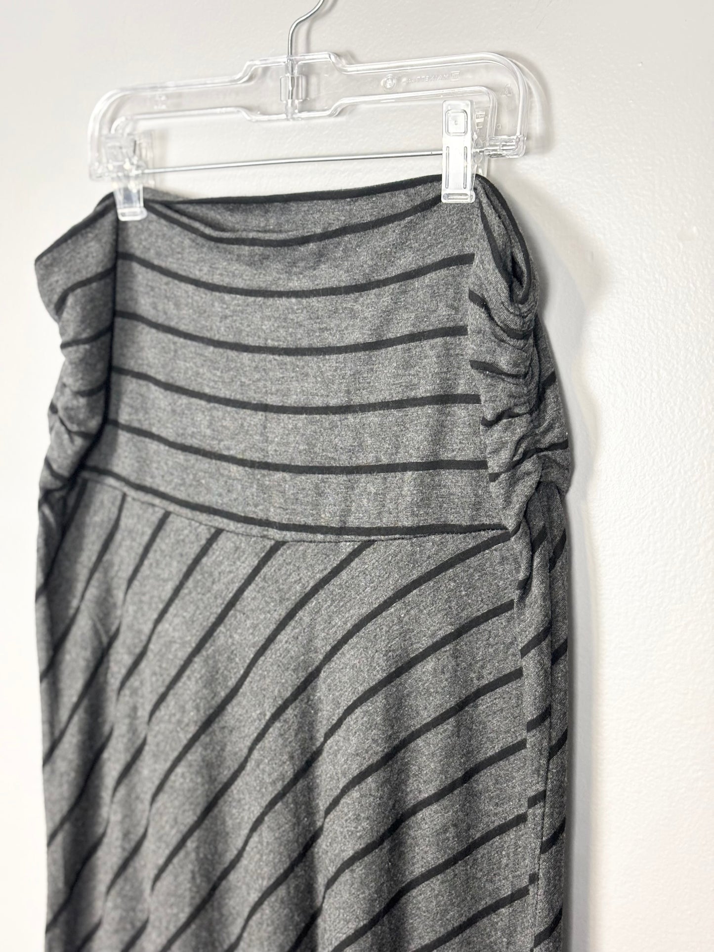 S - Thyme Grey/Black Maxi Skirt