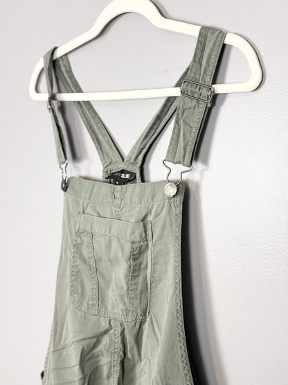 M - Indigo Blue Army Green Shortalls