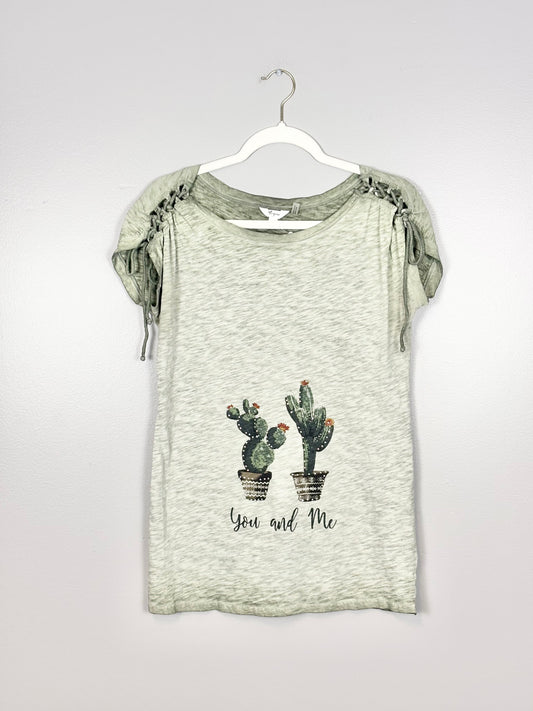 M - Thyme Cactus “You & Me” Shirt