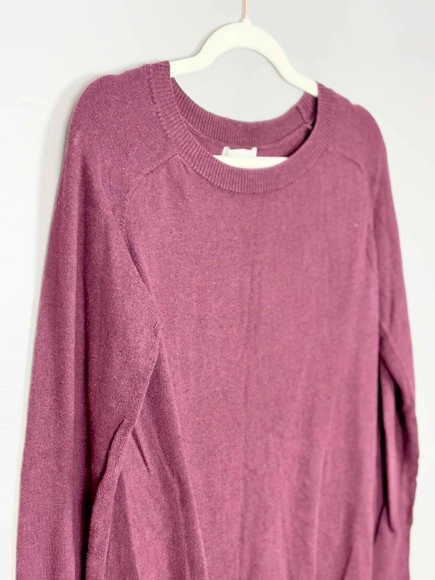 L - H & M Plum Sweater