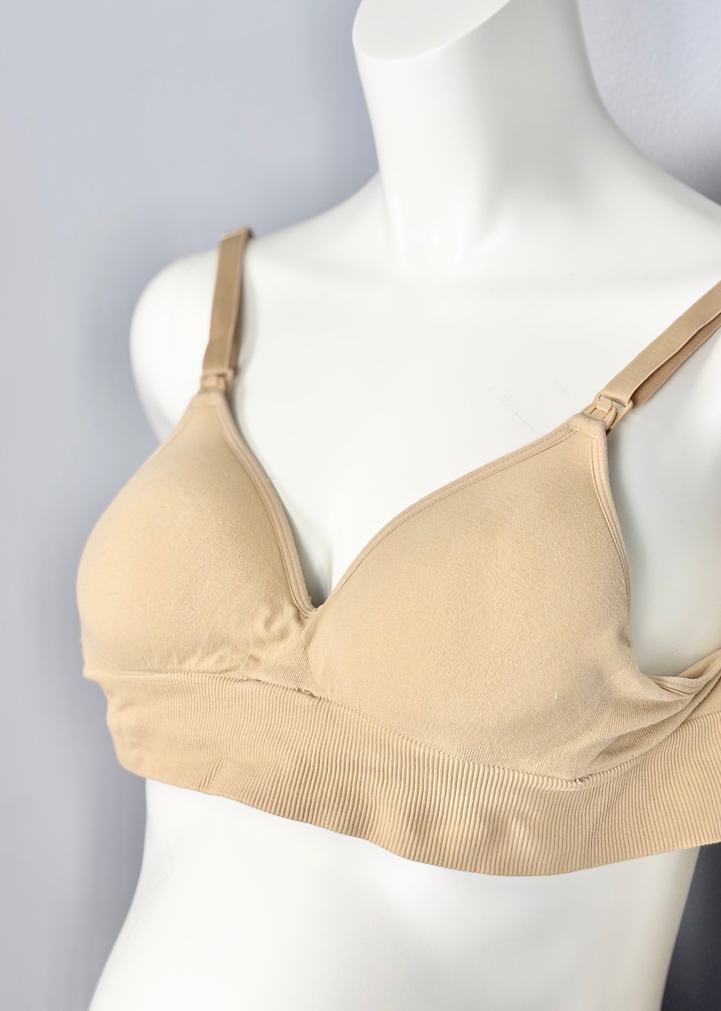 XS - Blanqi Tan Nursing Bra