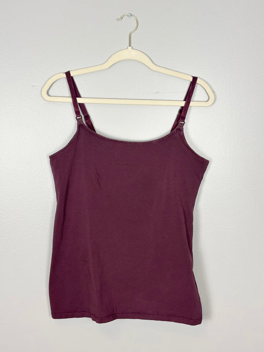 L - H & M Burgundy Nursing Tank