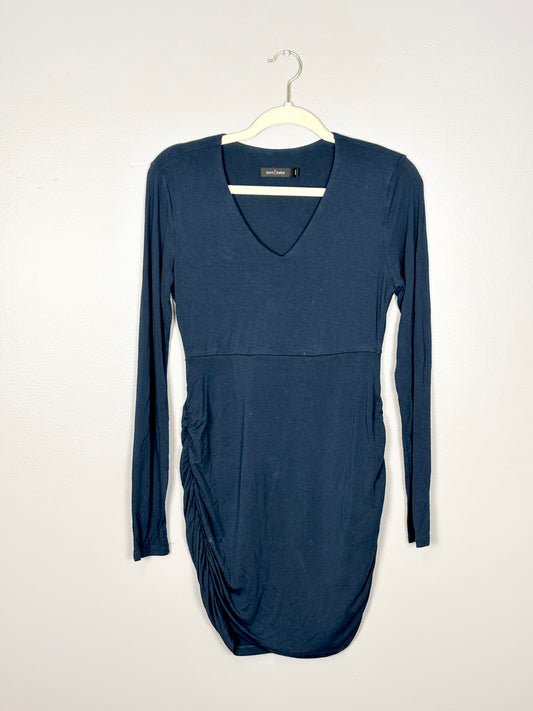 XS - Stork & Babe Navy Long Sleeve Top