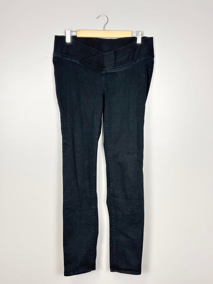 Size 14/XL - H & M Low Panel Black Denim