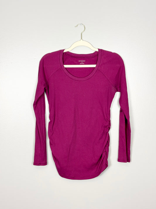 S - Motherhood Dark Pink Top