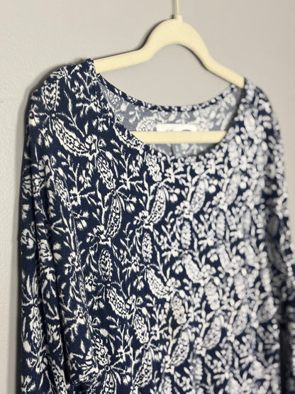 S - Old Navy Paisley Long Sleeve Shirt