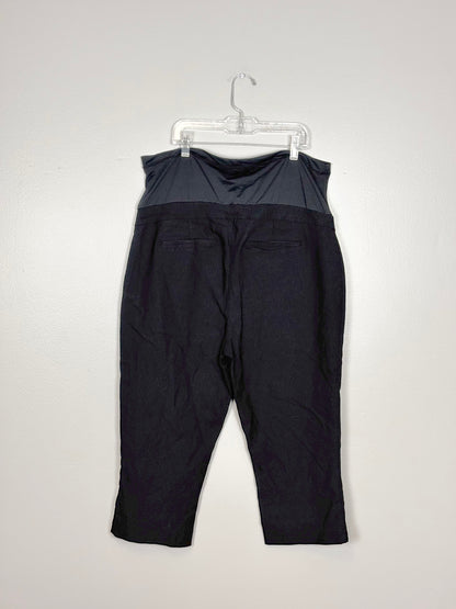 XL - Stork & Babe Black Capri