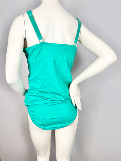 XL - Motherhood Green & Gold Swim Set