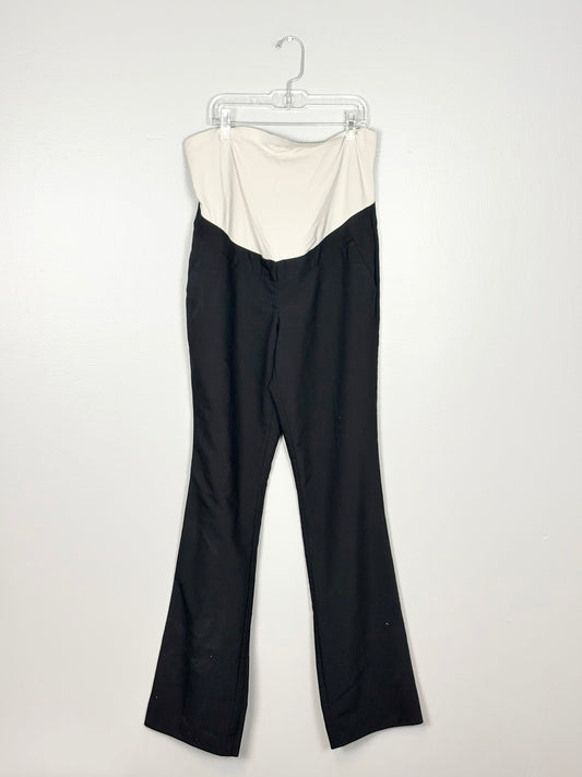 M - Stork & Babe Wide Leg Black Dress Pant