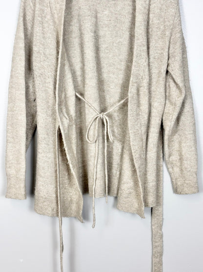 XS - H & M Oatmeal Wrap Sweater