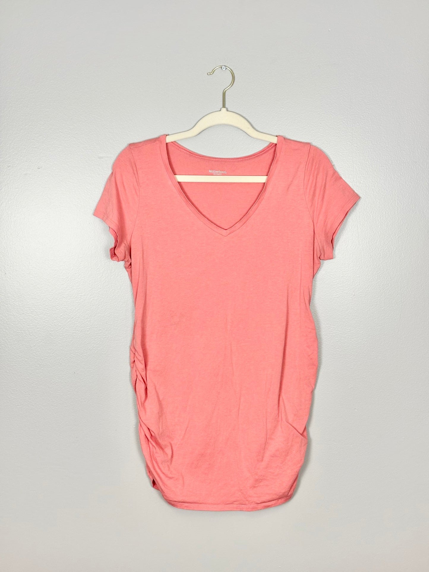 M - Motherhood Basic Pink Top