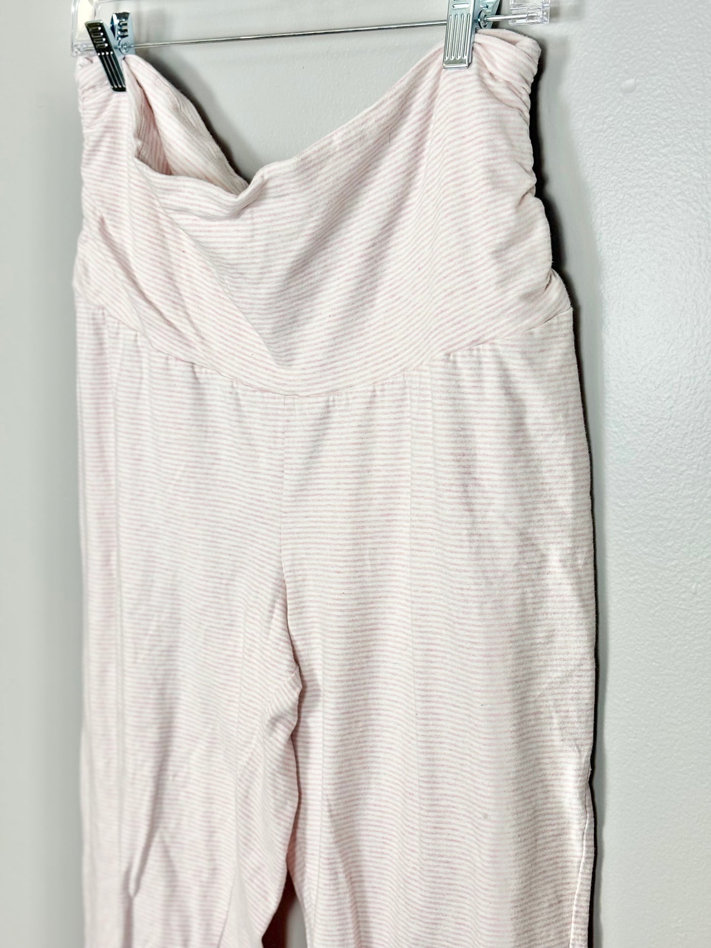 L - Thyme Pink Stripe Pajama Pants