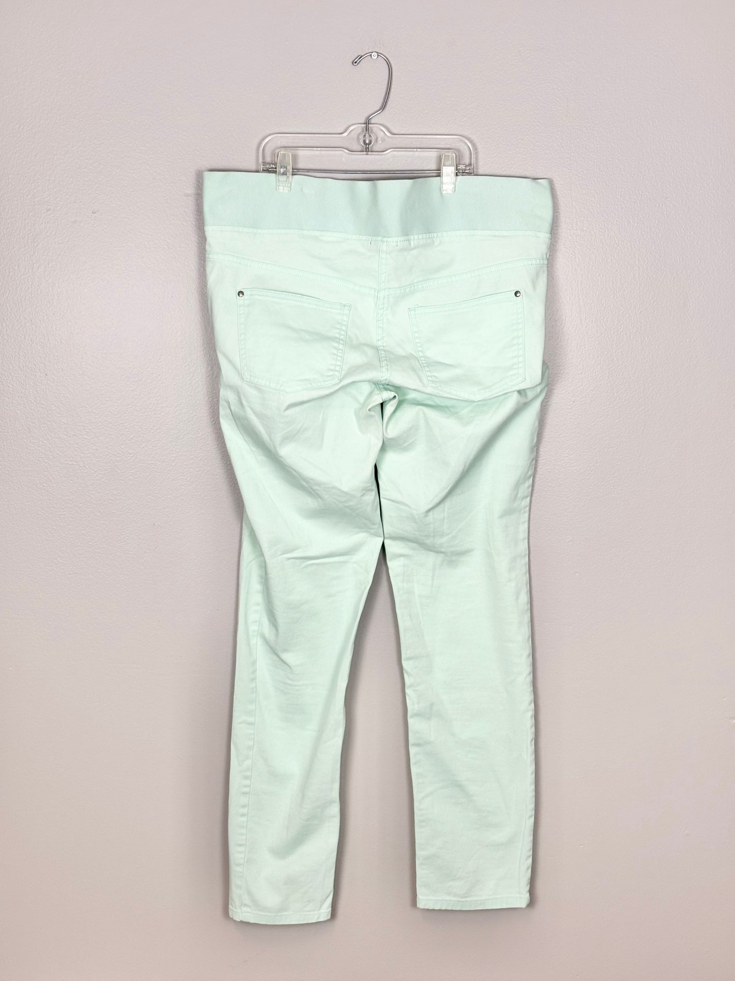 Size 14/XL - H & M Mint Low Panel Pant