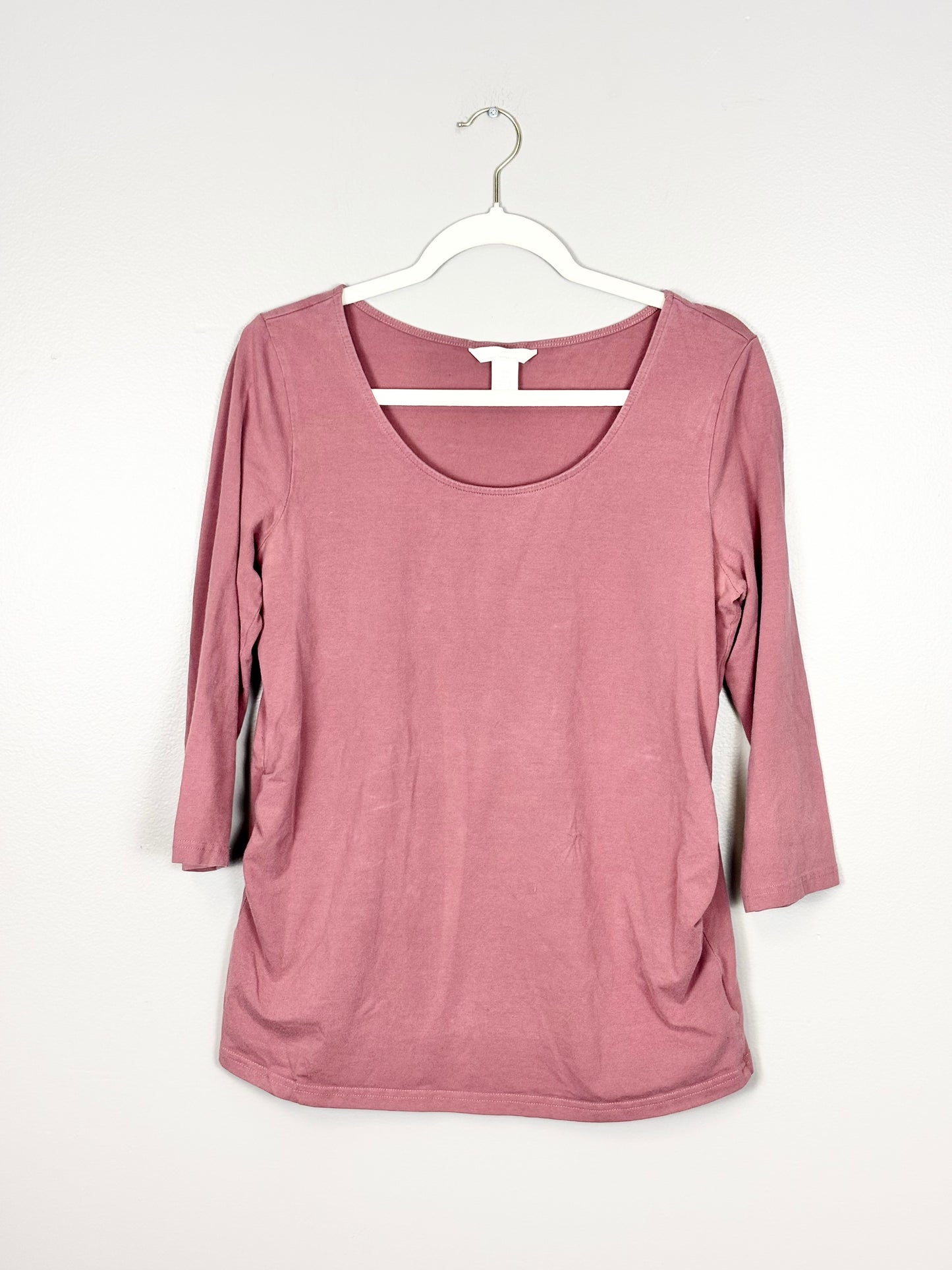 XL - H & M Dark Pink Maternity Shirt