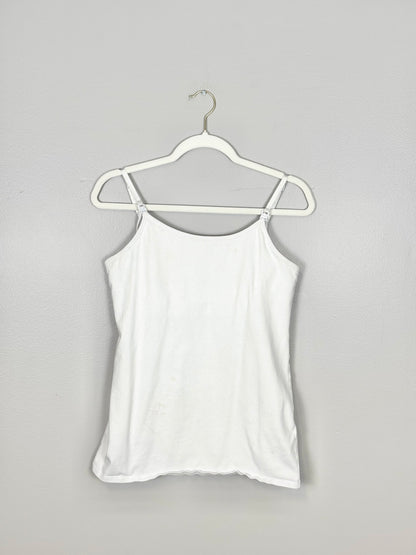 M - Thyme White Nursing Tank